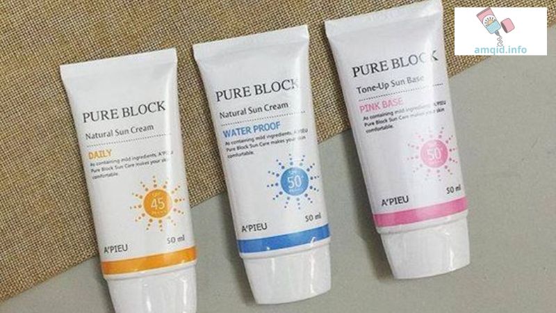 ครีมกันแดด A'pieu Pure Block Natural